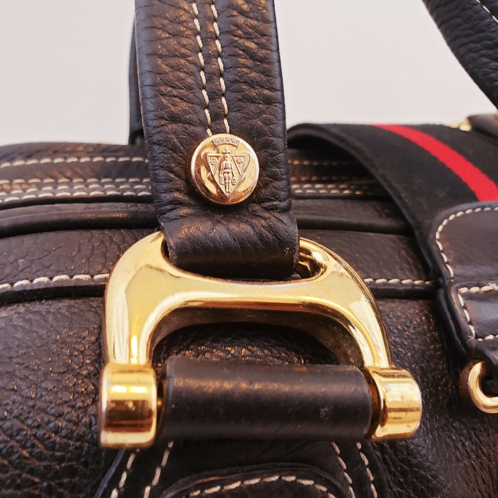Gucci Aviation Leather Handbag - Picture 7 of 16